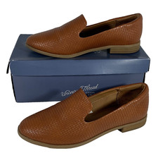 Universal Thread Wome's Adeline Loafer Memory Foam Flat Shoes Sable Brown Box 6