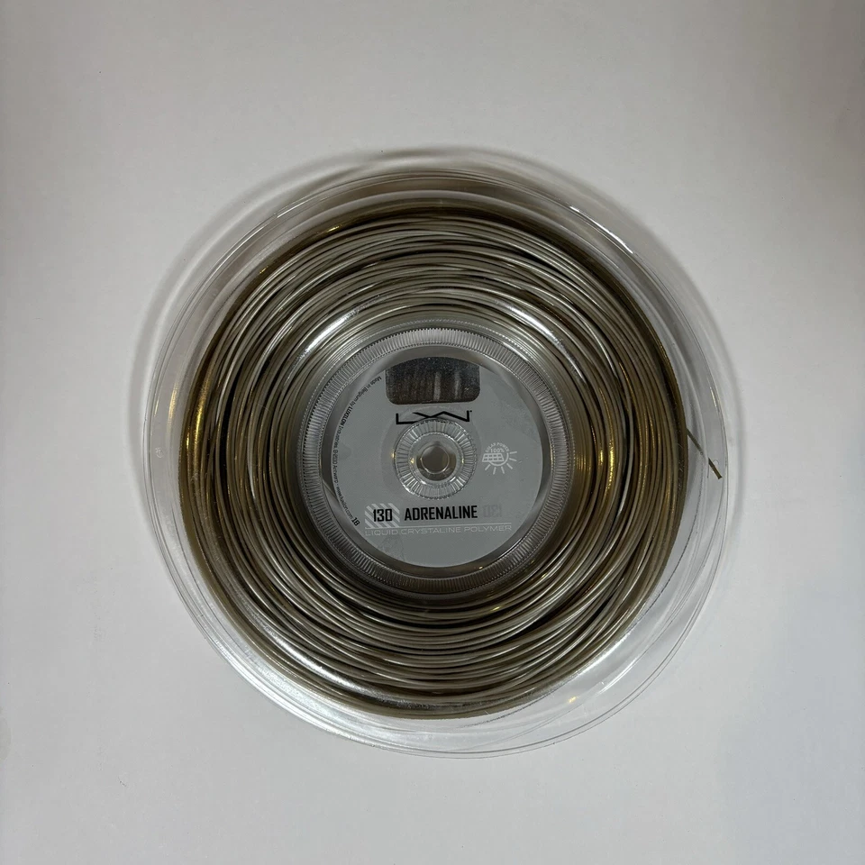 Luxilon ADRENALINE 130 Tennis String 660ft 200m Reel