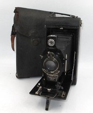  VINTAGE KODAK No. 3A POCKET CAMERA WITH CASE  STYLUS. NICE DISPLY