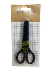 Pep Rally 5.3" Blunt Tip Scissors w/Sheath Blue, Dinosaur with Glasses