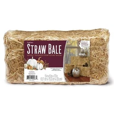 FloraCraft Decorative Straw Bale-5"x6"x13" - 3 Pack
