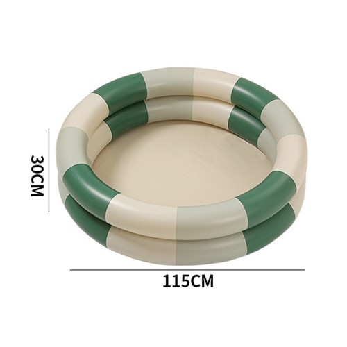 Cute Retro Inflatable Swimming Pool Retro Blow Up Water Pool For Kids 3-6 Years - Picture 7 of 14