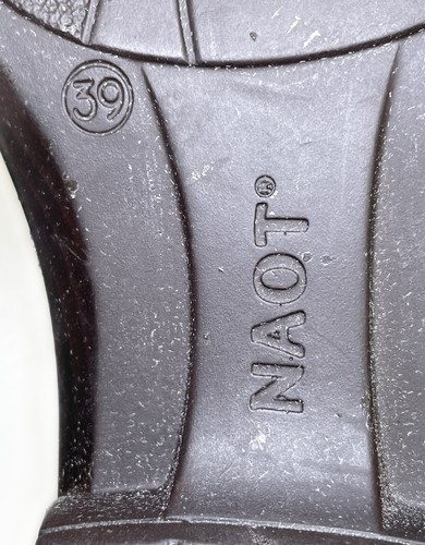 Mocasín sin cordones 39 Naot Angin de cuero negro EE. UU. 8 - Imagen 6 de 7