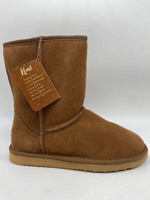 New Womens Kemi Bella Short Ankle Boots In Chestnut Sz 6 Z