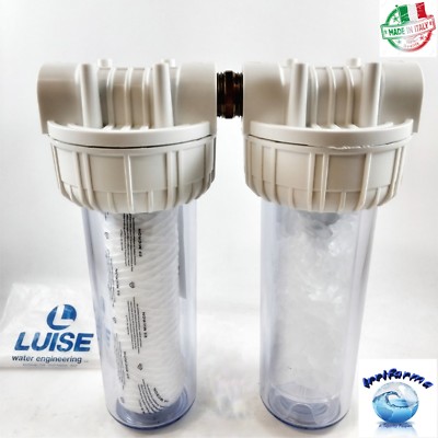 FILTRO ANTICALCARE ACQUA ADDOLCITORE E FILTRAGGIO RETE LAVABILE FILO  AVVOLTO 10\