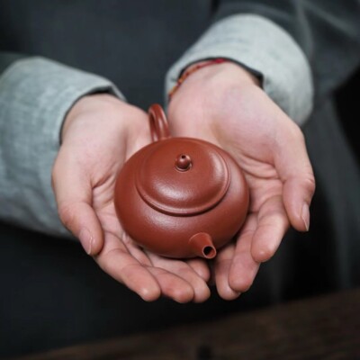 110cc Eggshell Thin Yixing Zisha Purple Clay Jiangponi Handmade Shuiping Teapot
