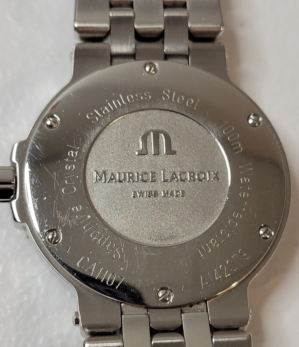 Maurice Lacroix Calypso 39mm CA1107 Swiss 7 Jewels Quartz Men's