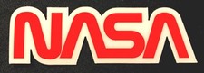 NASA STICKER &ldquo;UNIVERSE NASA&rdquo; 4 1/4 X 1 1/4&ldquo; THICK GLOSSY WATERPROOF OUTDOOR USE