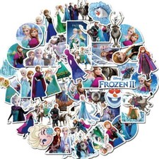 Stickers Frozen Elsa Skateboard Vinyl Laptop Luggage Decal Hydro Flask 100 pcs N