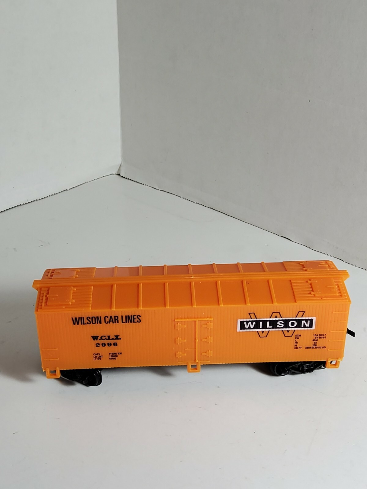 Life Like HO Scale Wilson Car Lines WCLX 2996 Reefer Box Train Car