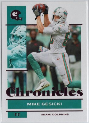 2021 Panini Chronicles Pink Mike Gesicki Card #75 Dolphins | eBay