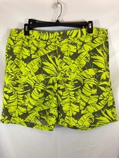 Eddie Bauer Mens Size 2XL Multi-Color Print Lined Drawstring Swim Trunks