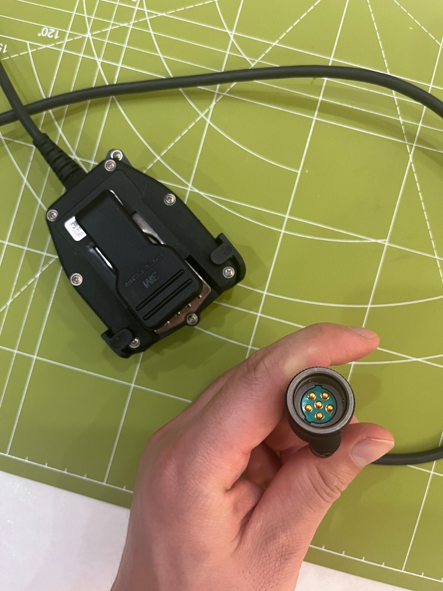 4928)PELTOR-PTTアダプター FL5601-02 米軍実物 美品 3M Peltor