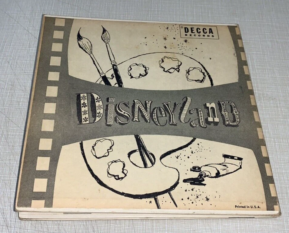 Jack Pleis Orchestra Music From Disneyland Rare 3 7", 45 RPM, EP Rare 1955 EX/EX - Image 3 of 4