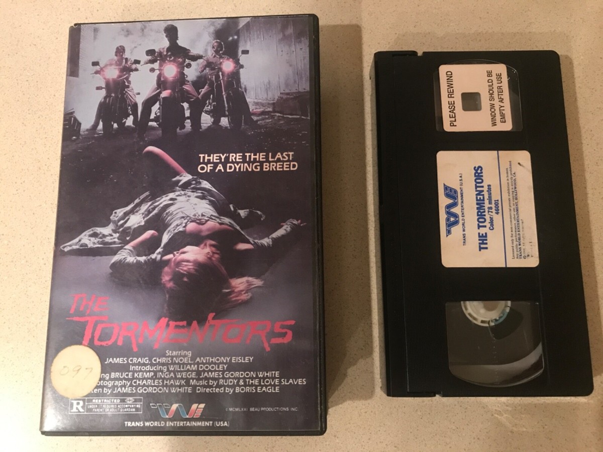 The Tormentors (VHS, 1986, Trans World Clamshell) James Craig