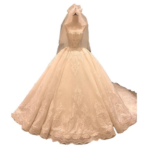 champagne wedding dress ebay Vintage Light Champagne Satin Wedding Dresses Lace Mid Century Bridal Gowns