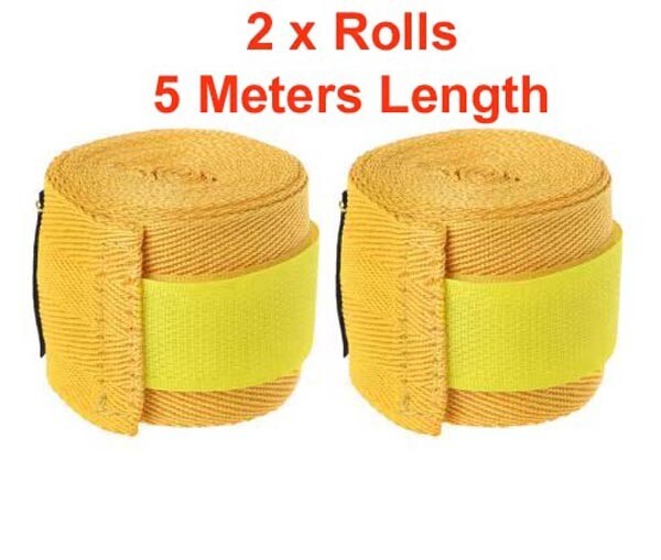 5M Cotton Boxing Wraps Sanda, MMA, Kickboxing Hand Wraps & Gloves