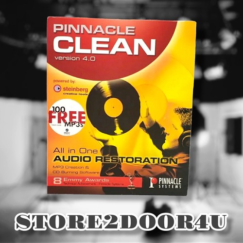 SEALED NEW Pinnacle Clean Audio Restoration and CD Burning Software