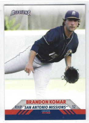2022 San Antonio Missions (Double A-San Diego Padres) Brandon Komar