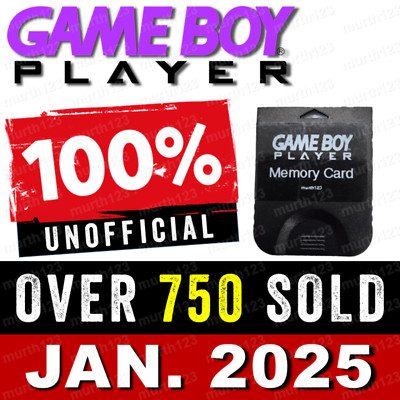 GameBoy Player GameCube Memory Card Bootable Disc Replacement