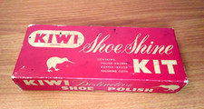 KIWI Shoe Shine Kit Vintage Advertising Collectible - EMPTY BOX ONLY