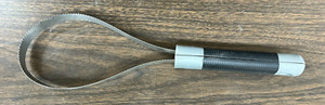 Equestrian Double Sided Shedding Blade--Metal w/ Plastic Handle Grip