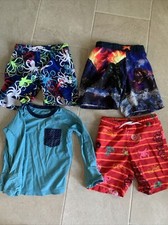 Bundled LOT FOUR boys swimsuit size 5-7
