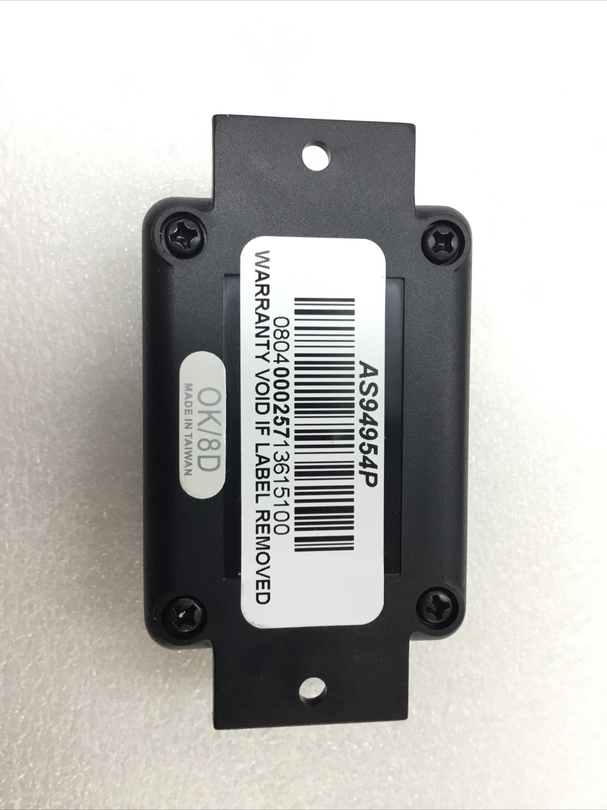 Audiovox As94954p Car Dual Stage Security Shock Sensor Sensitivity