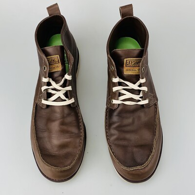 Adidas x Ransom Creek Mid Chukka Boot Brown Leather Shoes Size US
