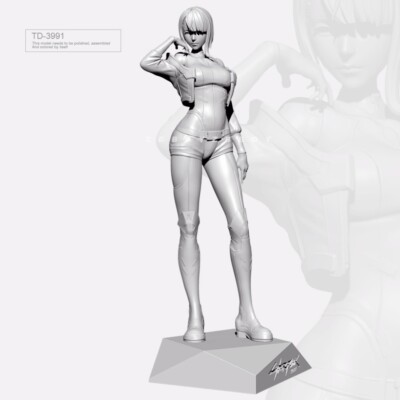 1:24 75mm resin figure model Fantasy Girl Lucy Unassembled Unpainted