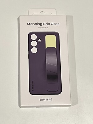 GENUINE Samsung Standing Grip Cover Case Galaxy S24 - Dark Violet