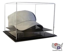 Acrylic Table Counter or Desk top Large Hat or Cap Display UV Protect GameDay 