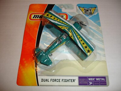 2008 Matchbox MBX Metal Sky Busters DUAL FORCE FIGHTER Aircraft N7610