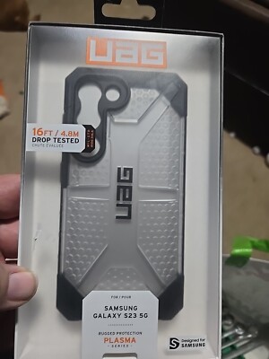 UAG Plasma Series Case For Samsung Galaxy S23 5G In Ice Wireless Compatible 