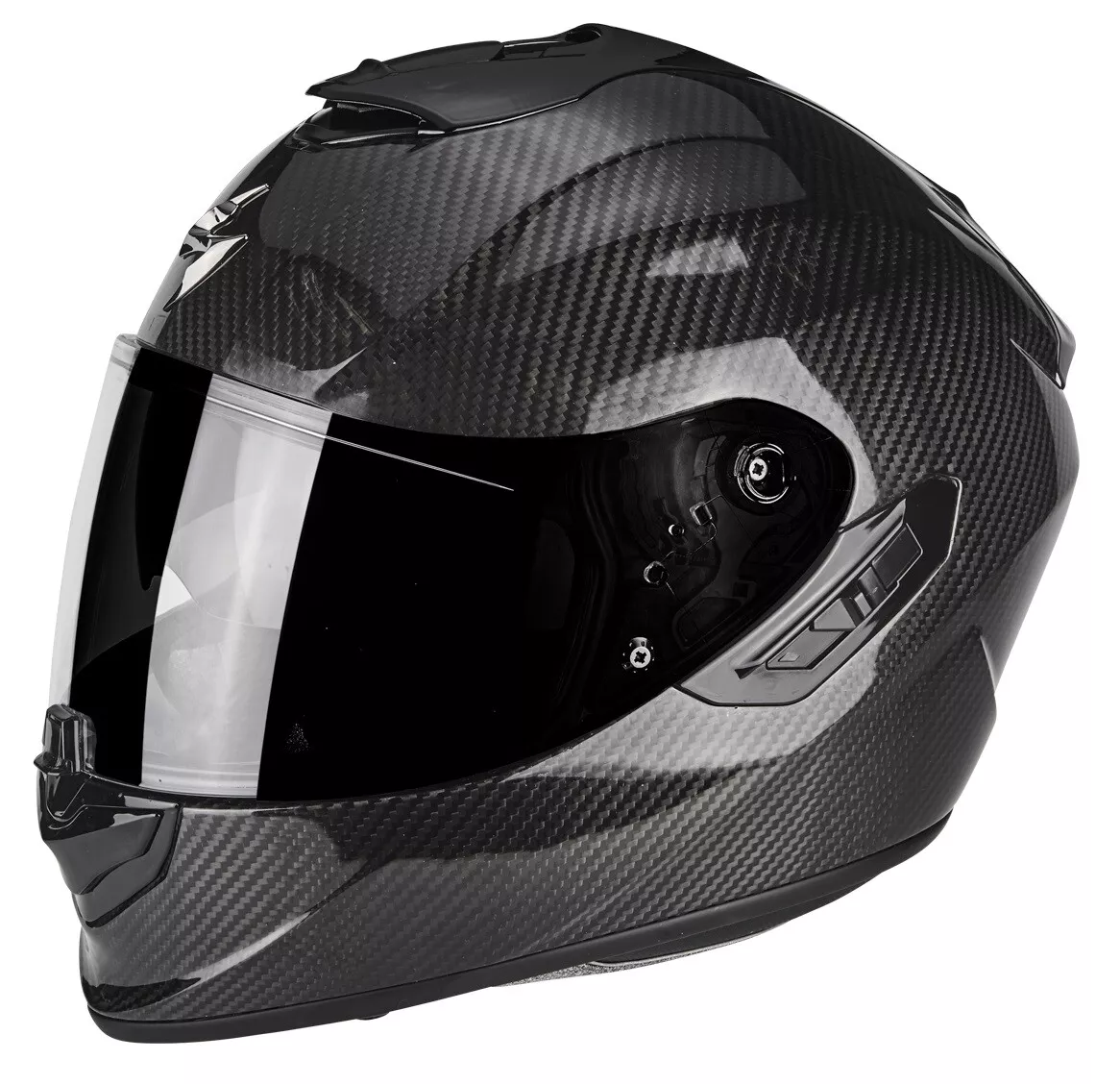 Casco integrale moto Scorpion Exo 1400 Carbon Carbonio Lucido taglia XXL  helmet