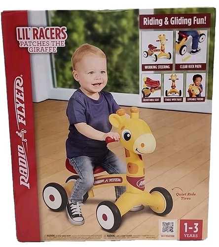 NEW IN BOX RADIO FLYER #20 RED SCOOT ABOUT RIDE ON FOOT TO FLOOR