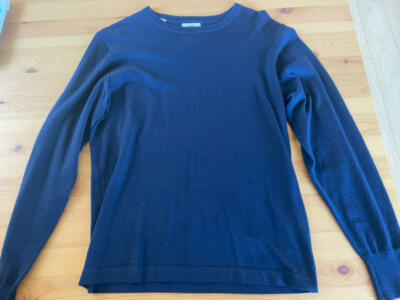 VISVIM Auth Albacore Pullover Herren Ellbogenflicken GRÖSSE S Von JP