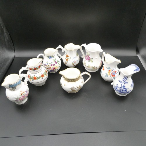 Royal Worcester Krug Sammlung x8 alle perfekt Spatz Mohn Grainger Kohl etc.