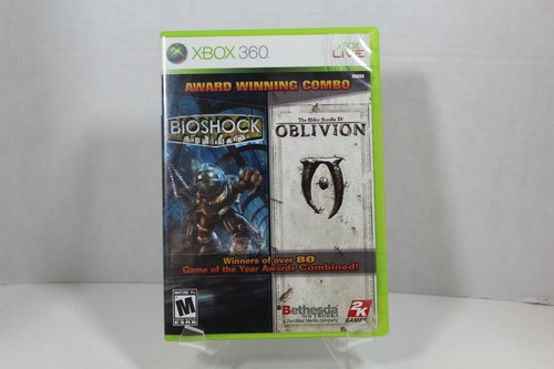 Bioshock & The Elder Scrolls IV Oblivion Combo - XBOX 360 - CIB ...