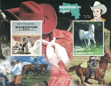 ROY ROGERS KING OF THE COWBOYS MACKINTOSH AND TJ 1998 MNH STAMP SHEETLET