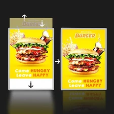 Single-sided Extra-thin Led Light Box for Backlit Film 20"x28" - Silver