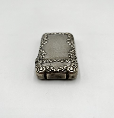 Antik Vintage Jugendstil Sterlingsilber Vesta Match Safe Etui Halter alt - Bild 8 von 14