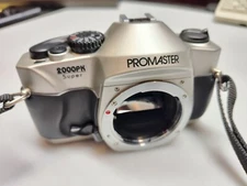 CLEAN Promaster 2000PK Super film camera Made In Japan Untested