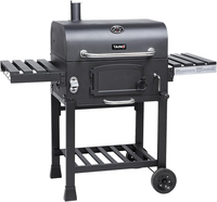 Xl Bbq Smoker Grillwagen Hero Holzkohle Grill Grillkamin Standgrill RäUcherofen