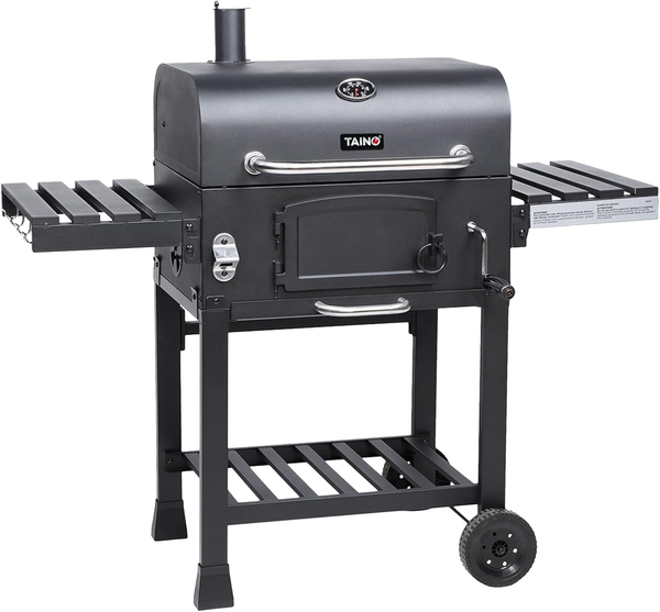 Xl Bbq Smoker Grillwagen Hero Holzkohle Grill Grillkamin Standgrill RäUcherofen-image