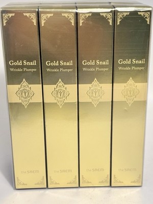 THE SAEM Gold Snail Wrinkle Plumper  12ml Pack Of 8 NIB Korean Skincare