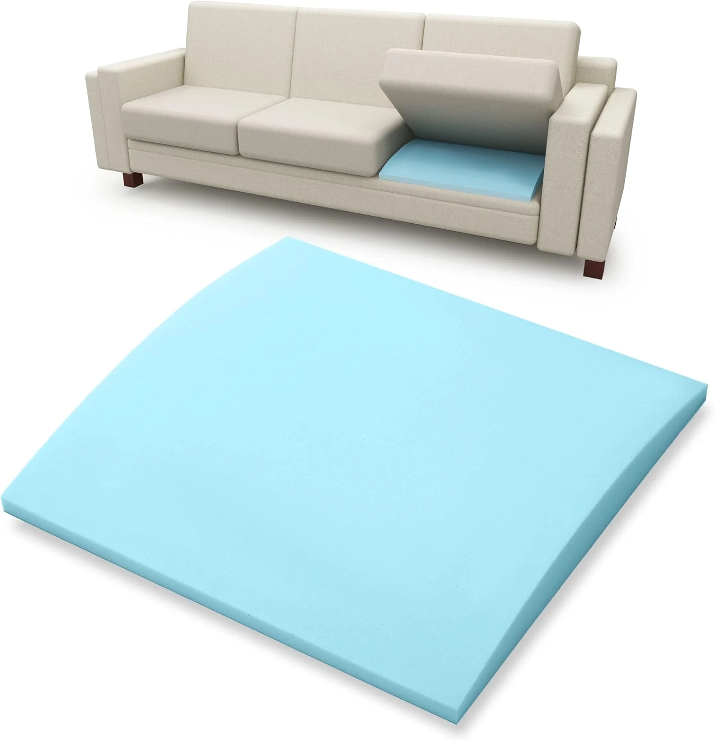 Couch Sofa Cushion Support for Sagging Seat Arched Furniture Seat under Cushion