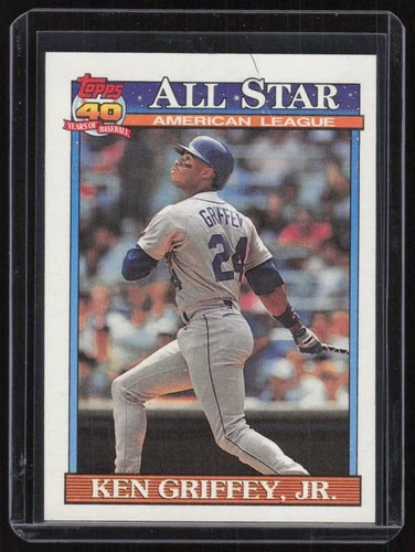 1991 Topps #392 Ken Griffey Jr. Seattle Mariners HOF Baseball Card MLB All-Star