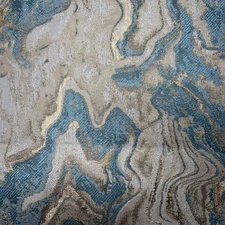 MILANO Jacquard Print Metallic Marbleized - Custom Tablecloths, Washable