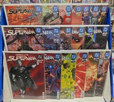 ABSOLUTE SUPERMAN #1-19 (DC) AARON/ MIXED PRINTINGS/ NM-/+